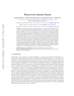 Wasserstein Spatial Depth