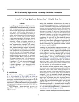 SAM Decoding: Speculative Decoding via Suffix Automaton