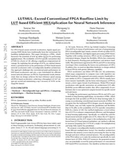 LUTMUL: Exceed Conventional FPGA Roofline Limit by LUT-based Efficient
  Multiplication for Neural Network Inference