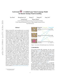 GeoGround: A Unified Large Vision-Language Model for Remote Sensing Visual Grounding
