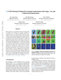 ITACLIP: Boosting Training-Free Semantic Segmentation with Image, Text, and Architectural Enhancements