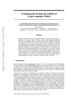 Evaluating the Prompt Steerability of Large Language Models