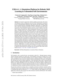 UBSoft: A Simulation Platform for Robotic Skill Learning in Unbounded
  Soft Environments