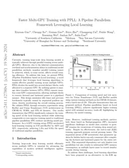 Faster Multi-GPU Training with PPLL: A Pipeline Parallelism Framework
  Leveraging Local Learning
