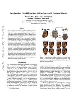 GazeGaussian: High-Fidelity Gaze Redirection with 3D Gaussian Splatting