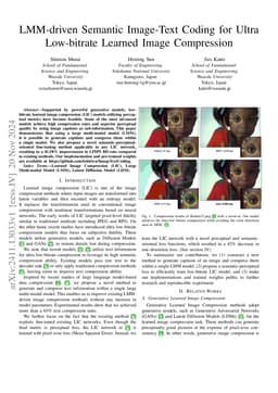LMM-driven Semantic Image-Text Coding for Ultra Low-bitrate Learned
  Image Compression