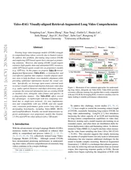 Video-RAG: Visually-aligned Retrieval-Augmented Long Video Comprehension