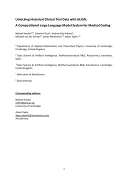Unlocking Historical Clinical Trial Data with ALIGN: A Compositional Large Language Model System for Medical Coding