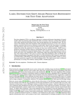 Label Distribution Shift-Aware Prediction Refinement for Test-Time Adaptation