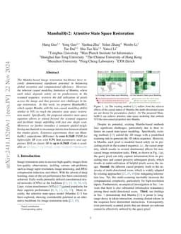 MambaIRv2: Attentive State Space Restoration