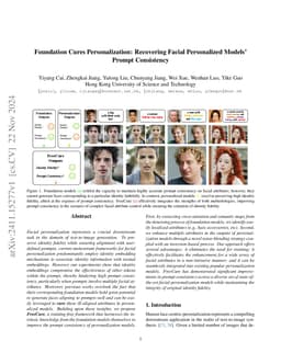 Foundation Cures Personalization: Improving Personalized Models' Prompt Consistency via Hidden Foundation Knowledge