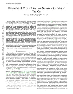 Hierarchical Cross-Attention Network for Virtual Try-On