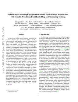 MulModSeg: Enhancing Unpaired Multi-Modal Medical Image Segmentation
  with Modality-Conditioned Text Embedding and Alternating Training