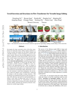 Unveil Inversion and Invariance in Flow Transformer for Versatile Image Editing