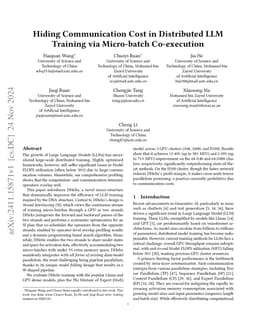 Hiding Communication Cost in Distributed LLM Training via Micro-batch
  Co-execution