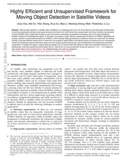 Highly Efficient and Unsupervised Framework for Moving Object Detection
  in Satellite Videos