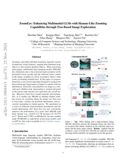 ZoomEye: Enhancing Multimodal LLMs with Human-Like Zooming Capabilities
  through Tree-Based Image Exploration
