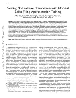 Scaling Spike-driven Transformer with Efficient Spike Firing
  Approximation Training