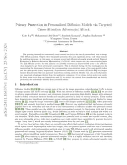 Privacy Protection in Personalized Diffusion Models via Targeted
  Cross-Attention Adversarial Attack