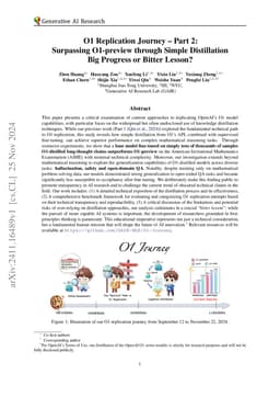 O1 Replication Journey -- Part 2: Surpassing O1-preview through Simple
  Distillation, Big Progress or Bitter Lesson?