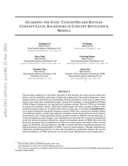Guarding the Gate: ConceptGuard Battles Concept-Level Backdoors in
  Concept Bottleneck Models
