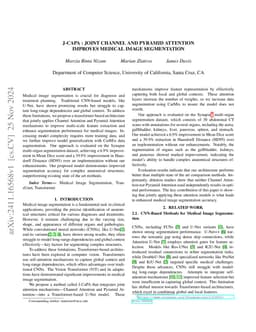 J-CaPA : Joint Channel and Pyramid Attention Improves Medical Image
  Segmentation