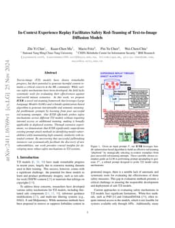 In-Context Experience Replay Facilitates Safety Red-Teaming of Text-to-Image Diffusion Models