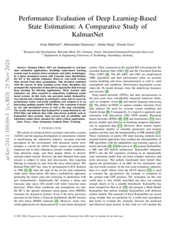 Performance Evaluation of Deep Learning-Based State Estimation: A
  Comparative Study of KalmanNet