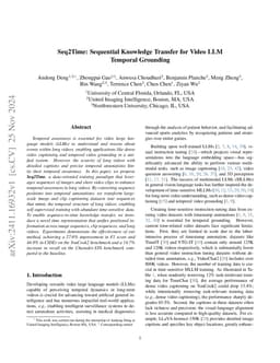 Seq2Time: Sequential Knowledge Transfer for Video LLM Temporal Grounding