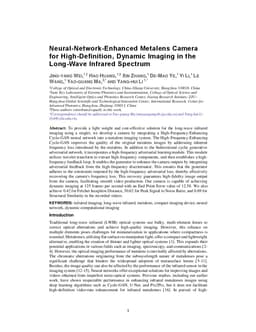 Neural-Network-Enhanced Metalens Camera for High-Definition, Dynamic
  Imaging in the Long-Wave Infrared Spectrum