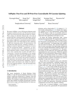 SelfSplat: Pose-Free and 3D Prior-Free Generalizable 3D Gaussian Splatting