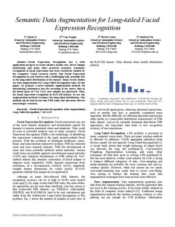 Semantic Data Augmentation for Long-tailed Facial Expression Recognition
