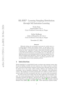 SIL-RRT*: Learning Sampling Distribution through Self Imitation Learning