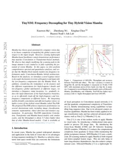 TinyViM: Frequency Decoupling for Tiny Hybrid Vision Mamba