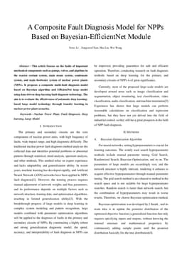 A Composite Fault Diagnosis Model for NPPs Based on
  Bayesian-EfficientNet Module