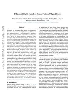 $H^3$Fusion: Helpful, Harmless, Honest Fusion of Aligned LLMs