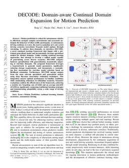 DECODE: Domain-aware Continual Domain Expansion for Motion Prediction