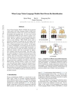 When Large Vision-Language Models Meet Person Re-Identification