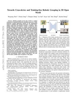 Towards Cross-device and Training-free Robotic Grasping in 3D Open World