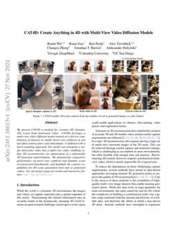 CAT4D: Create Anything in 4D with Multi-View Video Diffusion Models