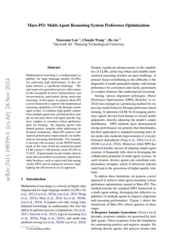 Mars-PO: Multi-Agent Reasoning System Preference Optimization