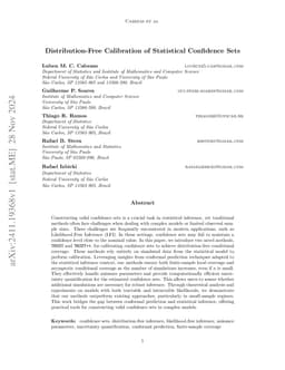 Distribution-Free Calibration of Statistical Confidence Sets