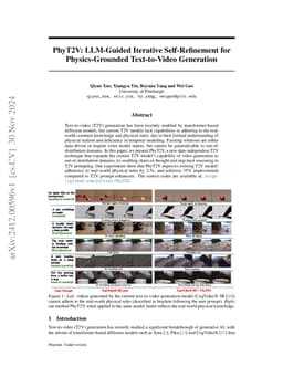 PhyT2V: LLM-Guided Iterative Self-Refinement for Physics-Grounded Text-to-Video Generation