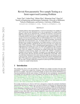 A Unified Data Representation Learning for Non-parametric Two-sample Testing