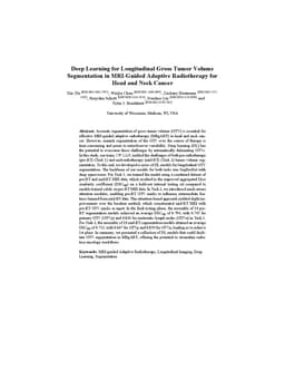 Deep Learning for Longitudinal Gross Tumor Volume Segmentation in
  MRI-Guided Adaptive Radiotherapy for Head and Neck Cancer