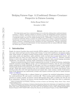 Bridging Fairness Gaps: A (Conditional) Distance Covariance Perspective
  in Fairness Learning