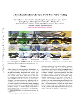 A Cross-Scene Benchmark for Open-World Drone Active Tracking