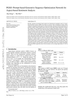 PGSO: Prompt-based Generative Sequence Optimization Network for
  Aspect-based Sentiment Analysis