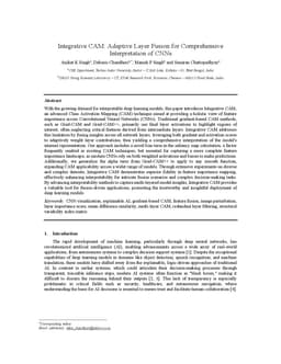 Integrative CAM: Adaptive Layer Fusion for Comprehensive Interpretation
  of CNNs