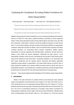 Explaining the Unexplained: Revealing Hidden Correlations for Better Interpretability